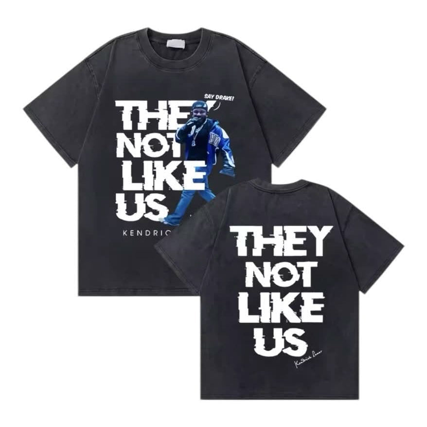 Kendrick Lamar Graphic T-Shirt-Cotton Oversized Tee