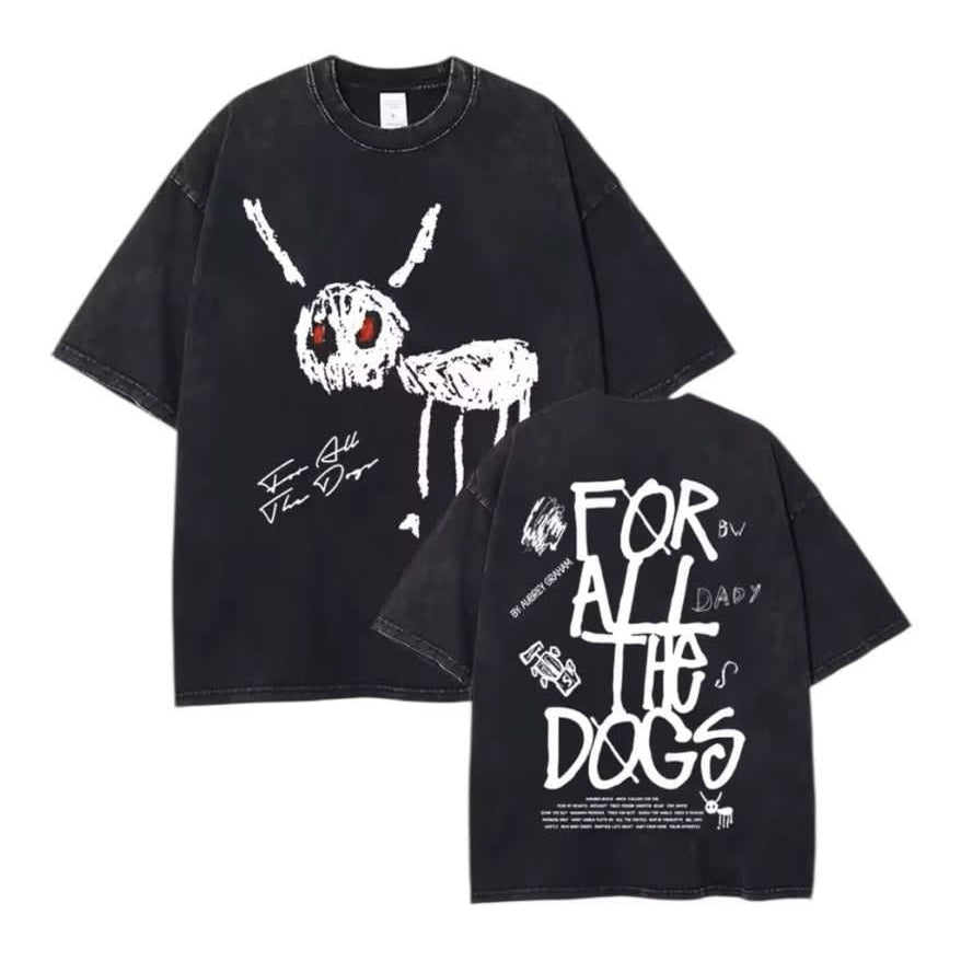 Drake Graphic T-Shirt-Cotton Oversized Tee