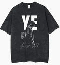 Kanye West Graphic T-Shirt-Cotton Oversized Tee